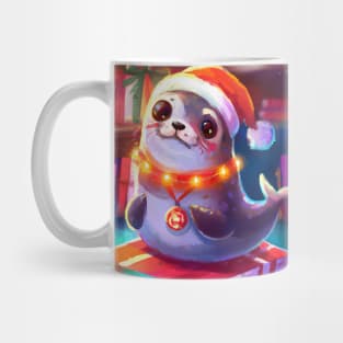 Cute Seal Drawing Mug